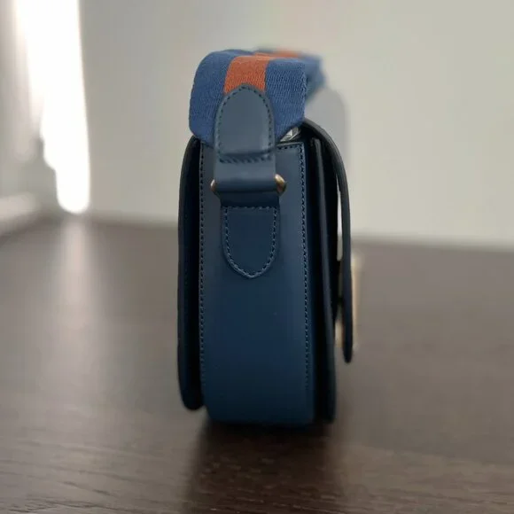 NWT - A.P.C. Ava Shoulder Bag - Marine - Picture 4 of 9